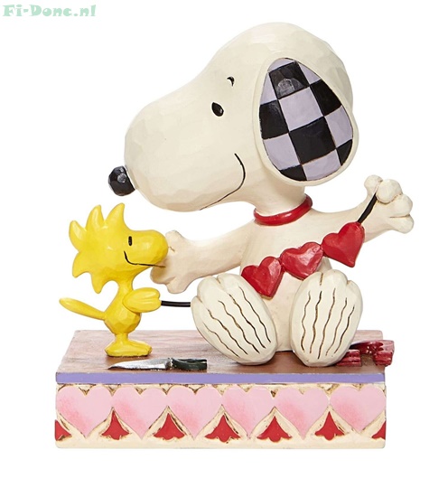 Snoopy & Woodstock met hartjes-slinger - Klik op de afbeelding om het venster te sluiten