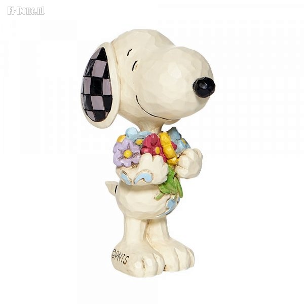 Peanuts- Snoopy met bloemen