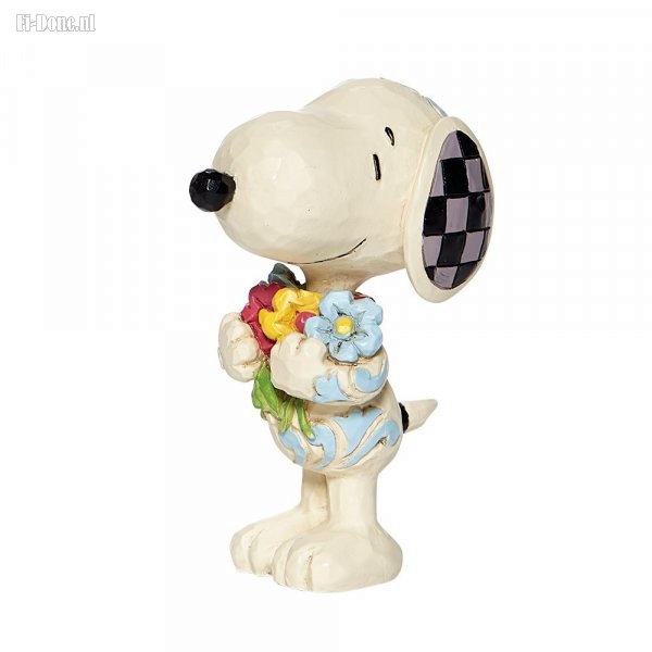 Peanuts- Snoopy met bloemen