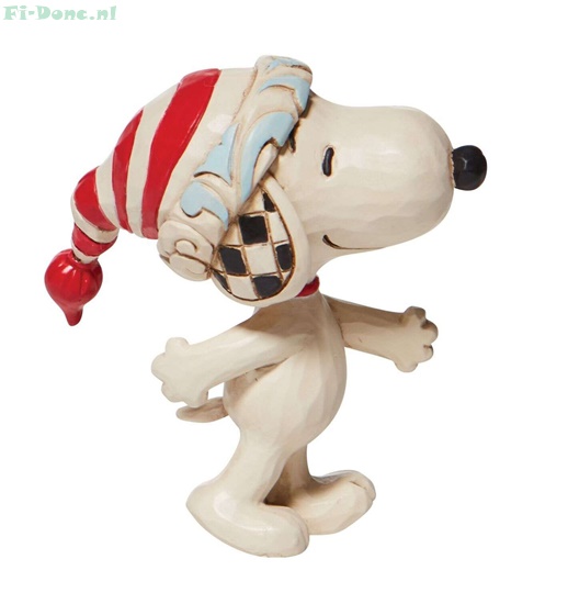 6008960 Snoopy in a Red and White Stocking Hat Mini 