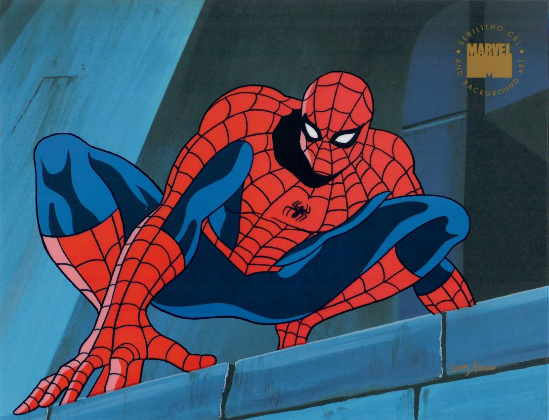 Spider-Man Serilitho Animation cel