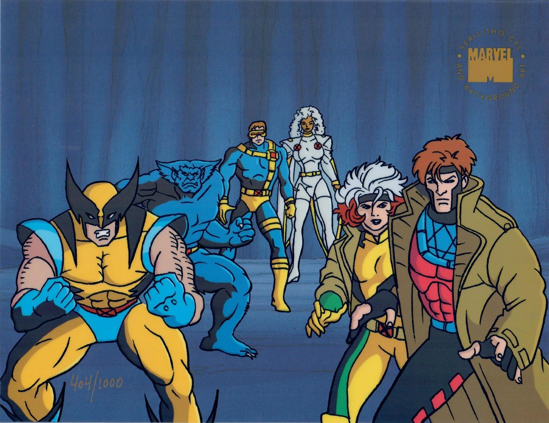 X-Men Serilitho Aniamation cel