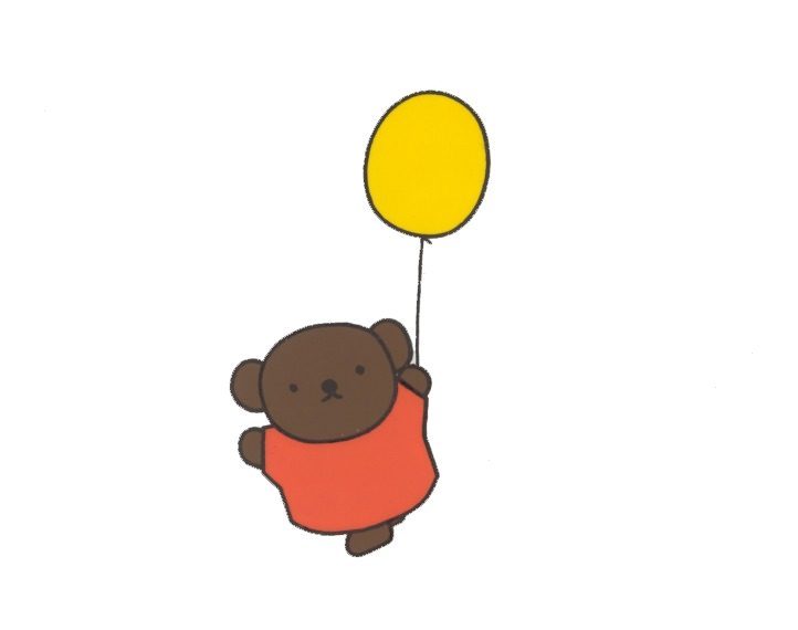 miffy- boris with balloon - Click Image to Close