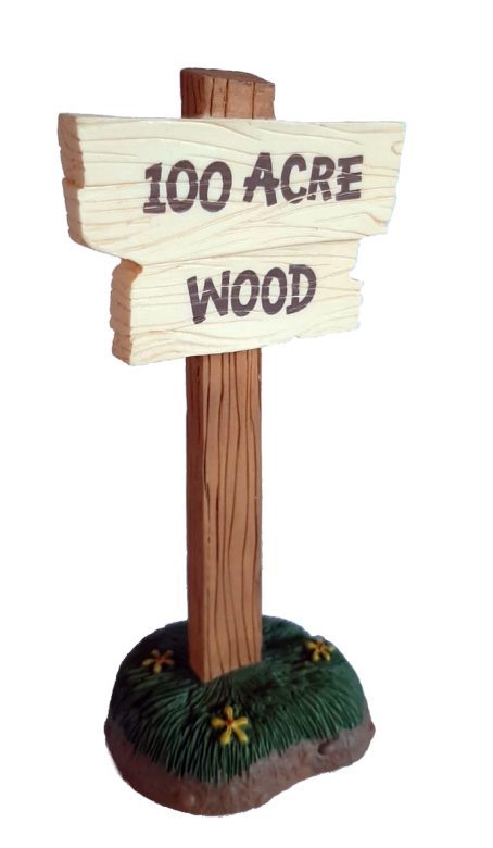 Sign resin: 100 Acre Wood