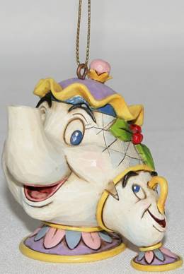 Mrs Potts & Chip Hang. Ornament - Klik op de afbeelding om het venster te sluiten