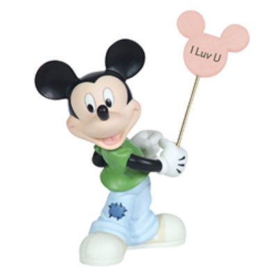Mickey Mouse Message Figurine