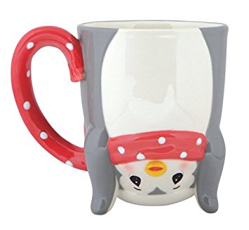 Upside Down Penguin Mug - Click Image to Close