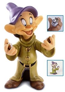 WDCC Snow White- Dopey Bedazzled - Click Image to Close