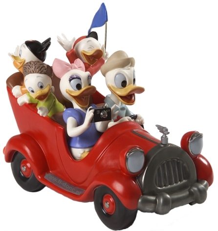 WDCC Donald, Daisy & Nephews-Family Vacation - Click Image to Close