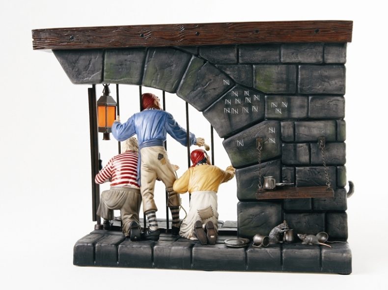 WDCC Pirates of the Caribbean- Pirate Jail Scene - Click Image to Close