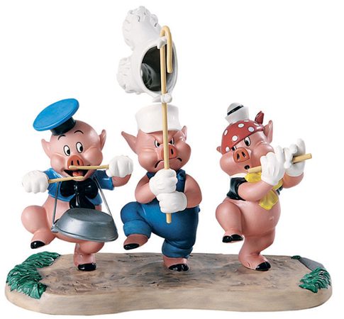 WDCC Three Little Pigs - Click Image to Close