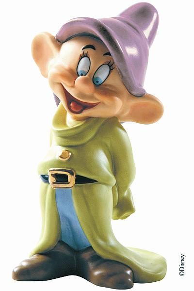 WDCC Snow White- Dopey plus lithos & pin