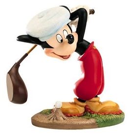 Canine Caddy - Mickey golfing