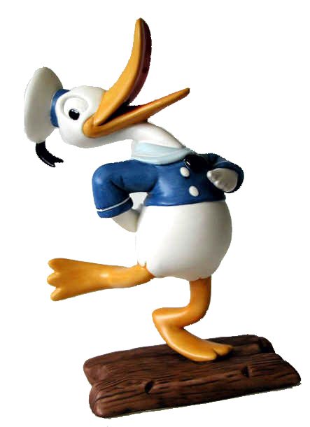 WDCC Wise Little Hen, The- Donald Duck - Klik op de afbeelding om het venster te sluiten