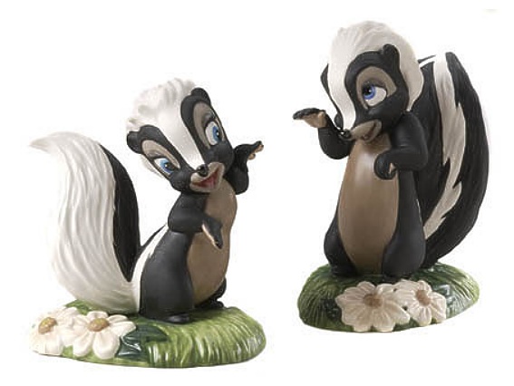 WDCC Bambi- Flower & Miss Skunk - Click Image to Close