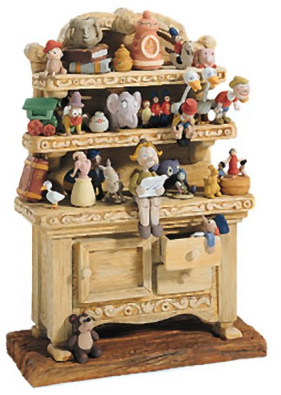 WDCC Pinocchio- Geppetto's Toy Hutch