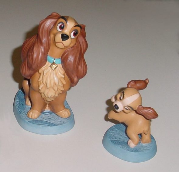 WDCC Lady and the Tramp- Lady and Puppy