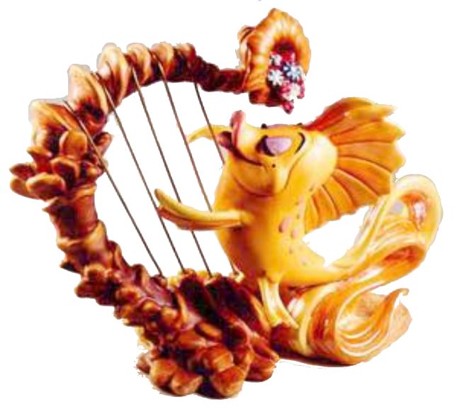 WDCC Little Mermaid - Carp with Harp