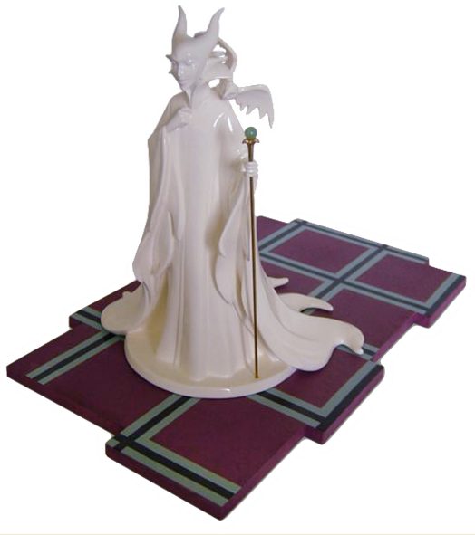 WDCC Sleeping Beauty- Maleficent Whiteware - Click Image to Close