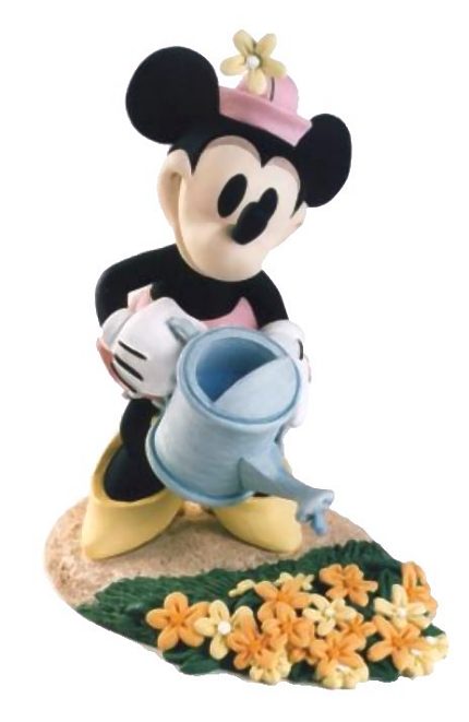 WDCC Mickey cuts up - Minnies garden - Click Image to Close