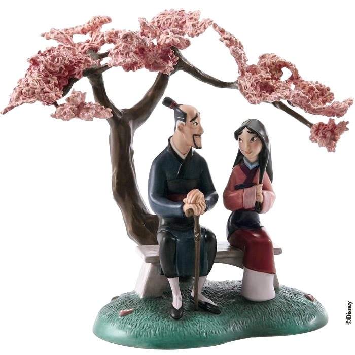WDCC Mulan- Mulan and Father