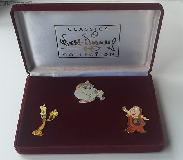 WDCC Pins set Beauty and the Beast
