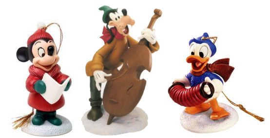WDCC Pluto's Christmas tree - Minnie, Goofy & Donald