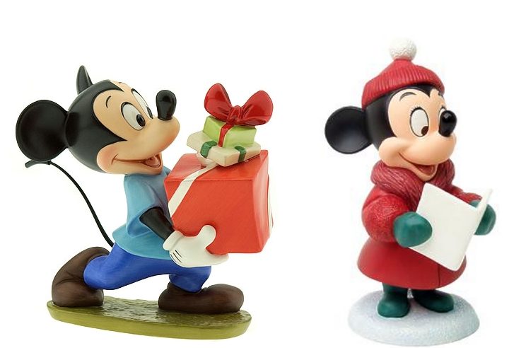 WDCC Pluto's Christmas tree - Mickey & Minnie figurines