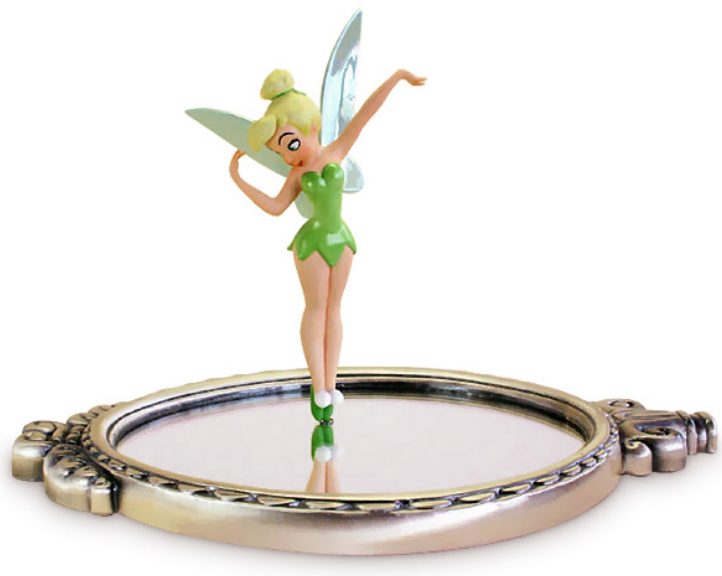 WDCC Peter Pan - Tinker Bell on mirror - Click Image to Close