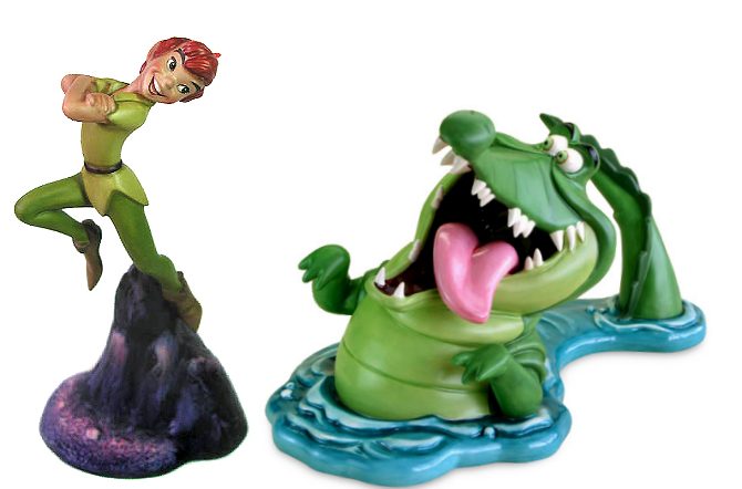 WDCC Peter Pan- Peter & Croc