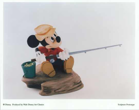 WDCC Simple things - Mickey fishing - Click Image to Close