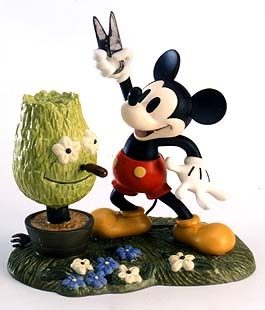 WDCC Mickey Cuts Up-A Little Off the Top - Click Image to Close