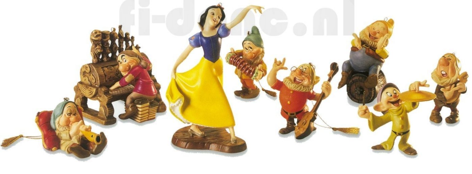 WDCC Snow White-ornament set - Click Image to Close