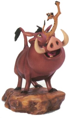 WDCC Lion king - Pumbaa and Timon - Click Image to Close