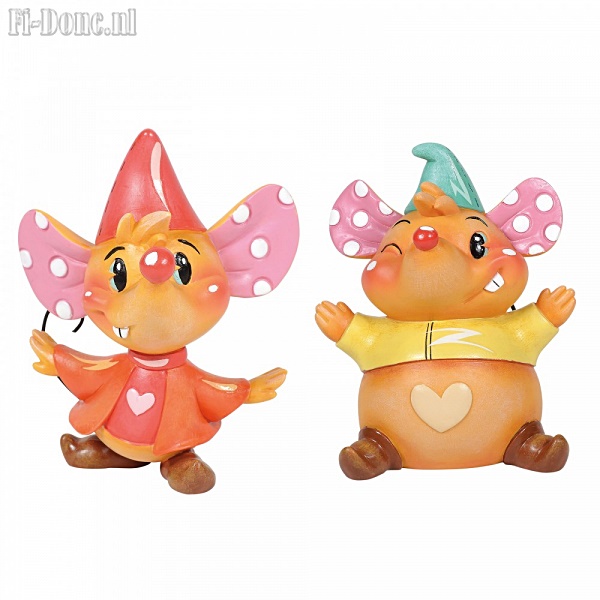 Cinderella- Jaq & Gus Figurine Set - Click Image to Close